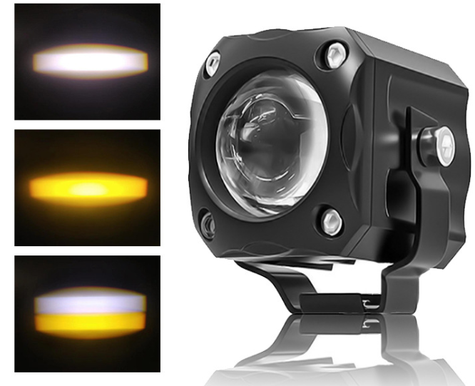 Motorcycle spotlights 60w a set of led electric vehicle spotlights /motorcycle external auxiliary spotlights modified lights