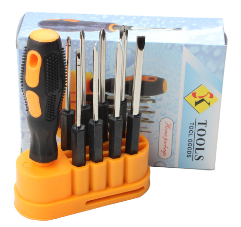 8-in-1 screwdriver set: Daily repair kit Cross flat-head screwdriver